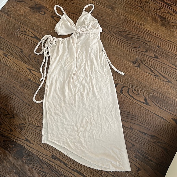 NWT Zara Cut-Out Maxi Dress Size M 8342/211 - Picture 14 of 15